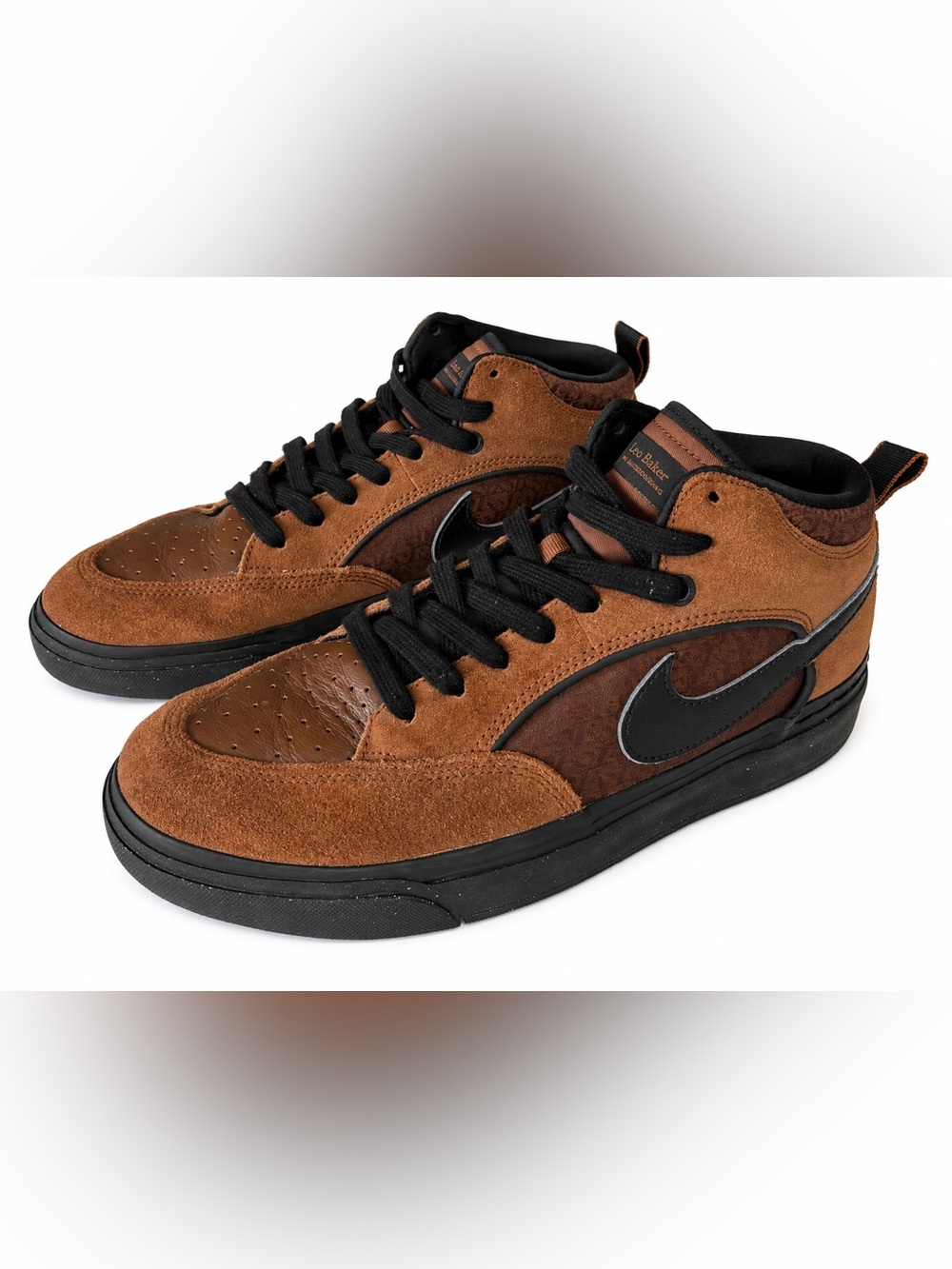 Nike SB React Leo Cacao Wow Men's 10 Skate Shoes DX4361-200